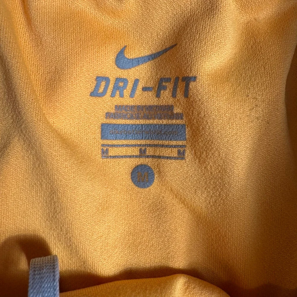 Women's Nike Orange & Gray Dri-Fit Athletic Shorts M